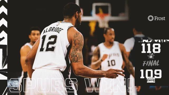 阿德回归状态神勇  马刺飚三分胜湖人信心猛增